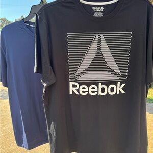 Reebok Black and White Logo Men's Tee